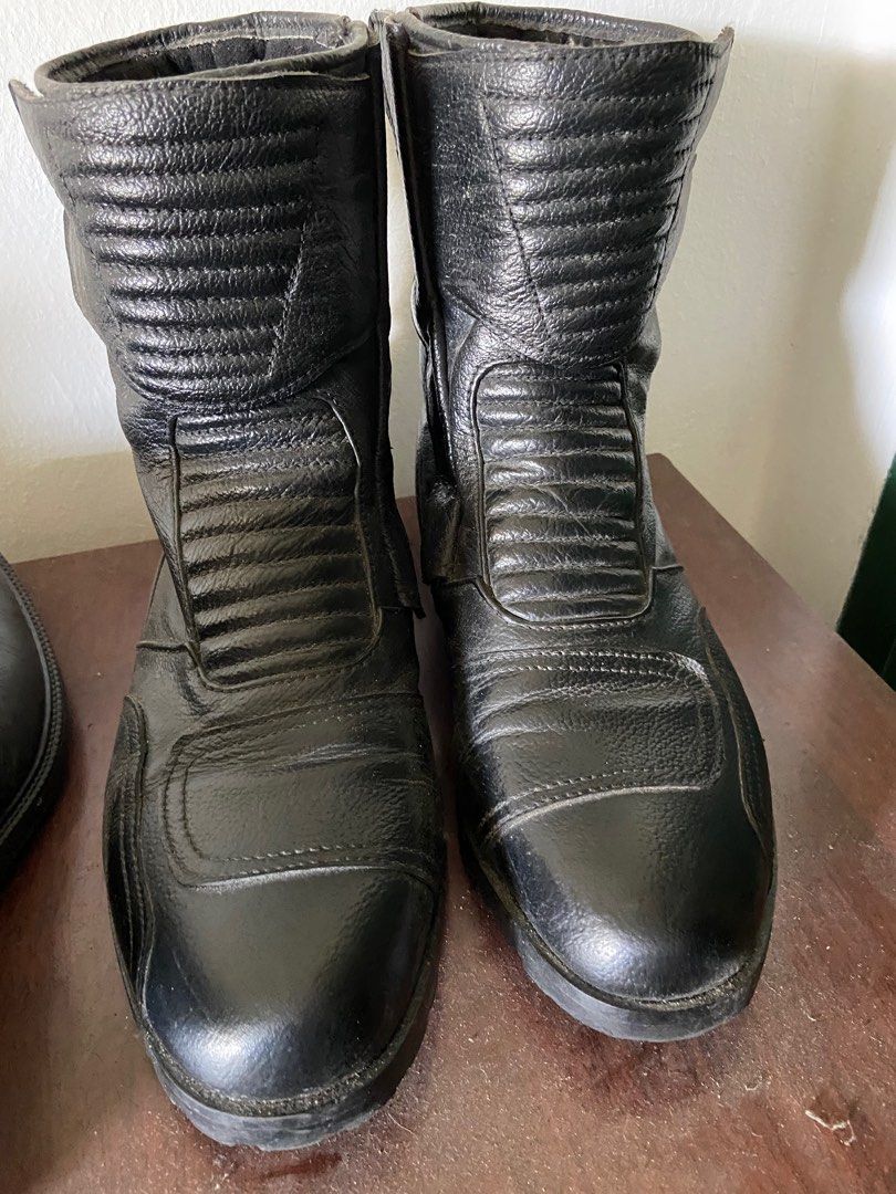 Motorcycle riding boots Men s Fashion Footwear Boots on Carousell