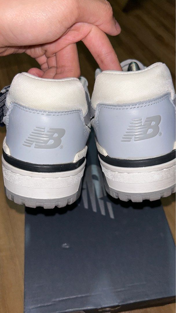 New Balance 550 trainers in white and cool grey, Men's Fashion
