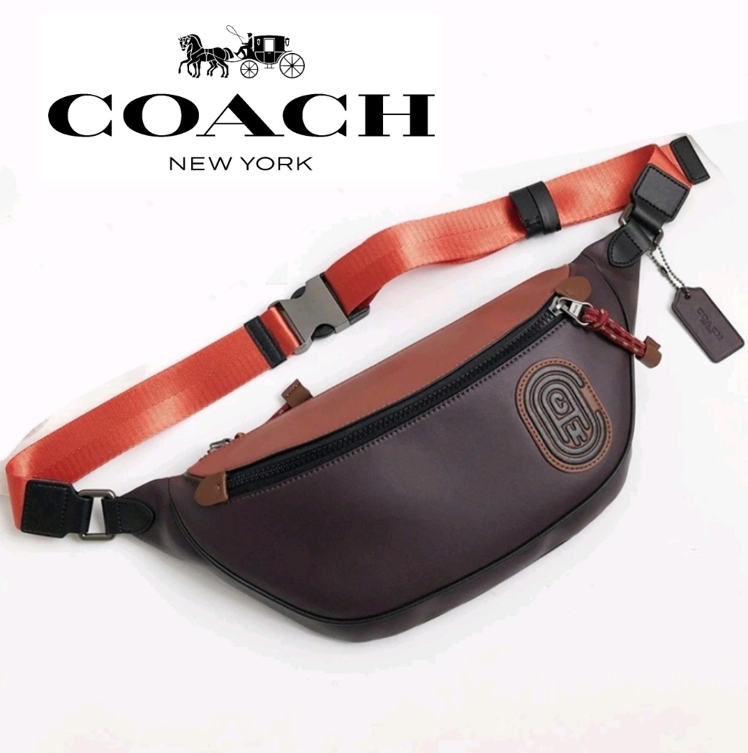 Rivington belt bag in deals signature canvas with coach patch