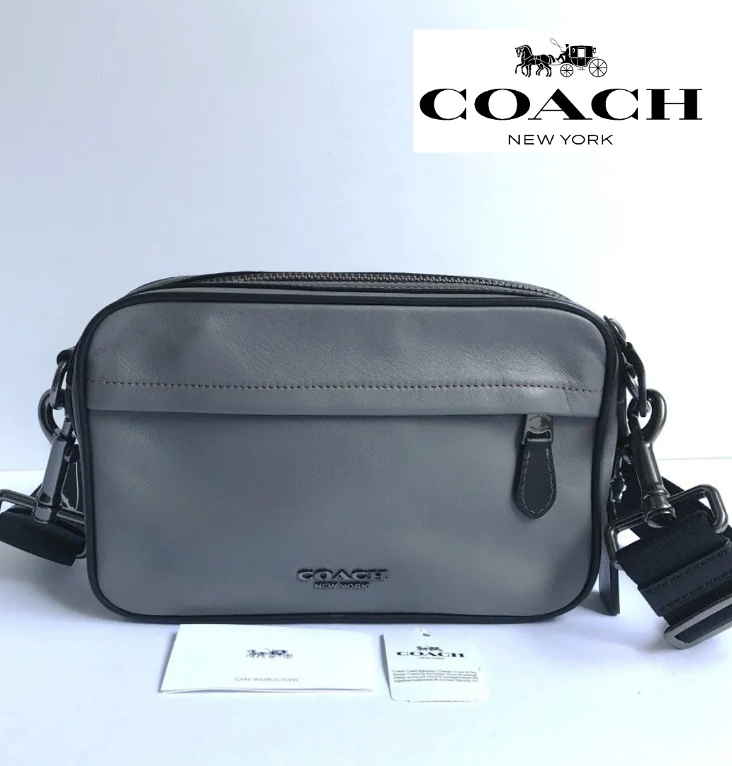 Coach grey hotsell crossbody