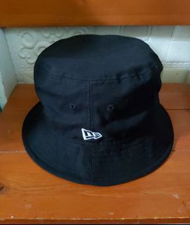 New Era black bucket hat