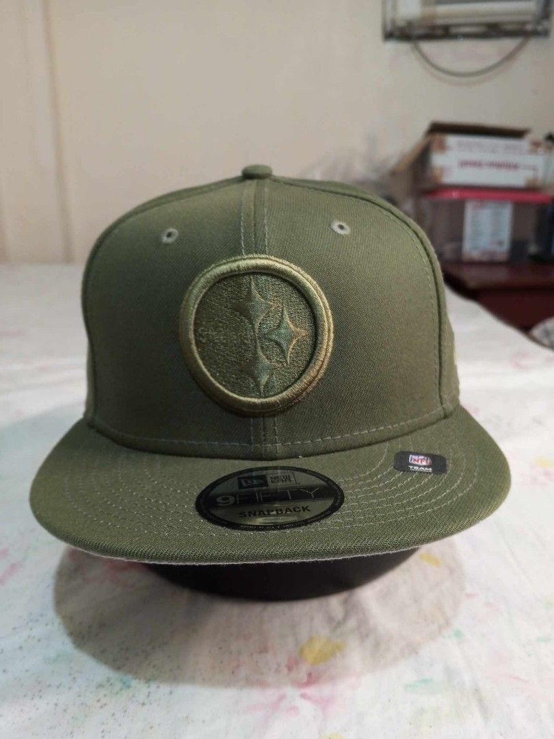 Steelers olive hat discount