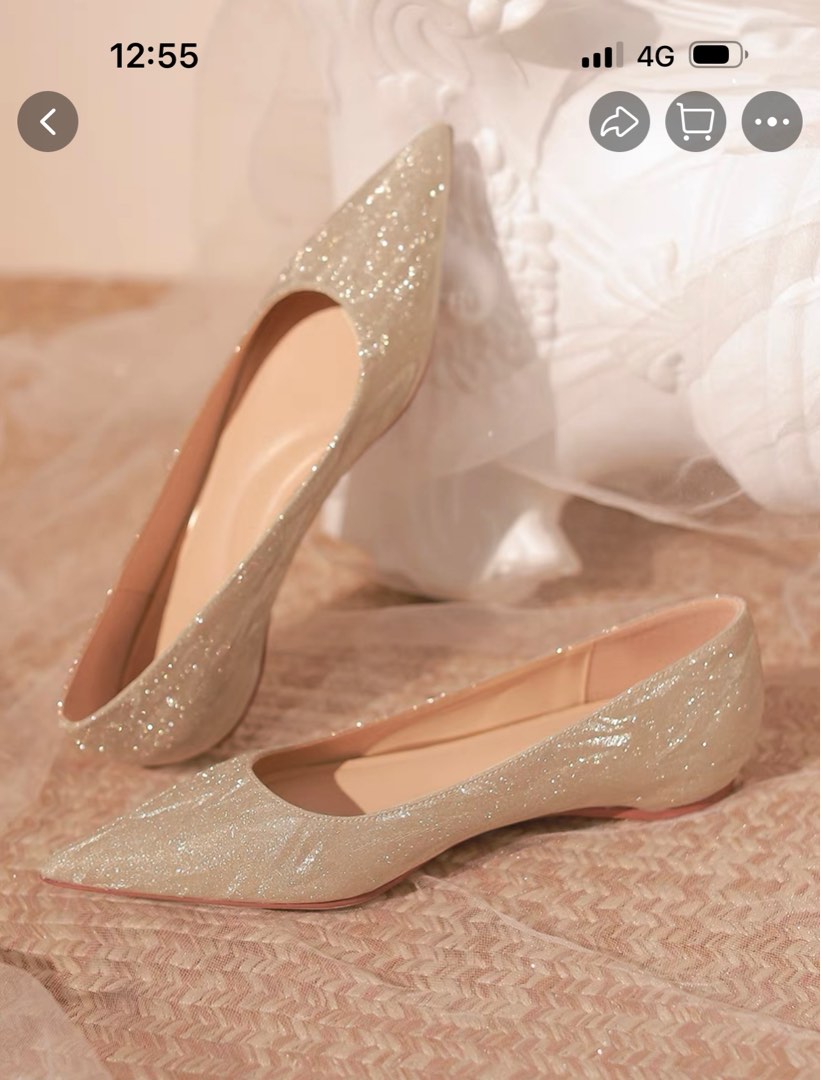 Nude flats best sale for wedding