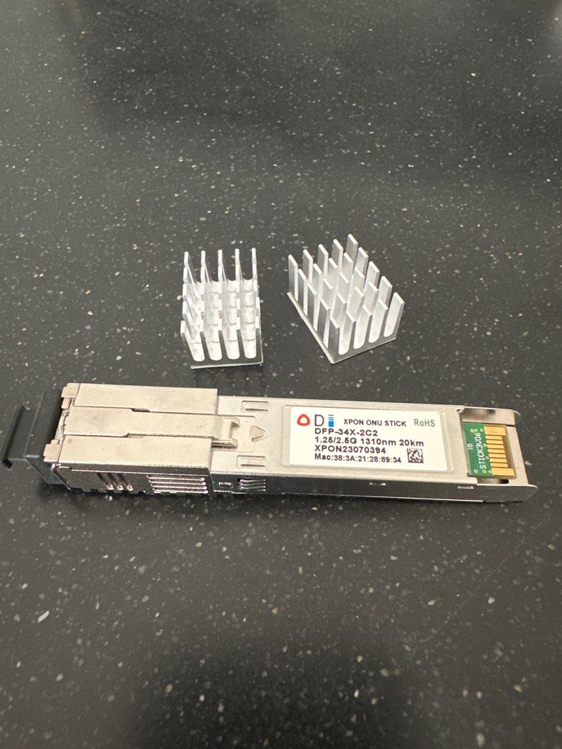 ODI DFP-34X-2C2 1.25G/2.5G SPF EPON/GPON stick module for internet ...