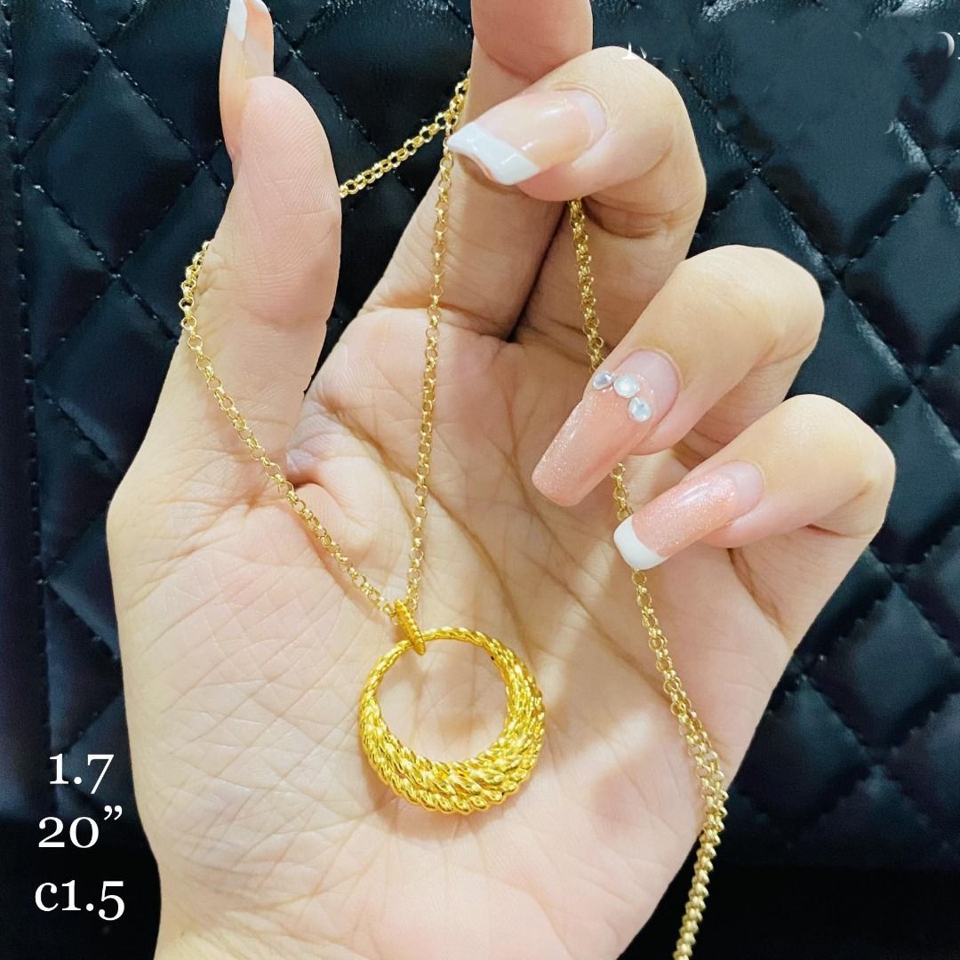 ON SALE up to September 30 2023 only 18K Saudi Gold NECKLACE