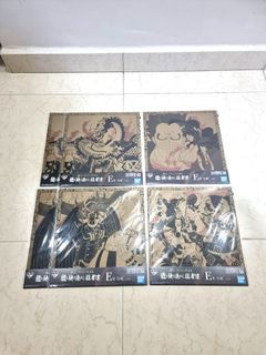Bandai One Piece King & Queen Dragon Ichiban Kuji EX Anime Shikishi Board
