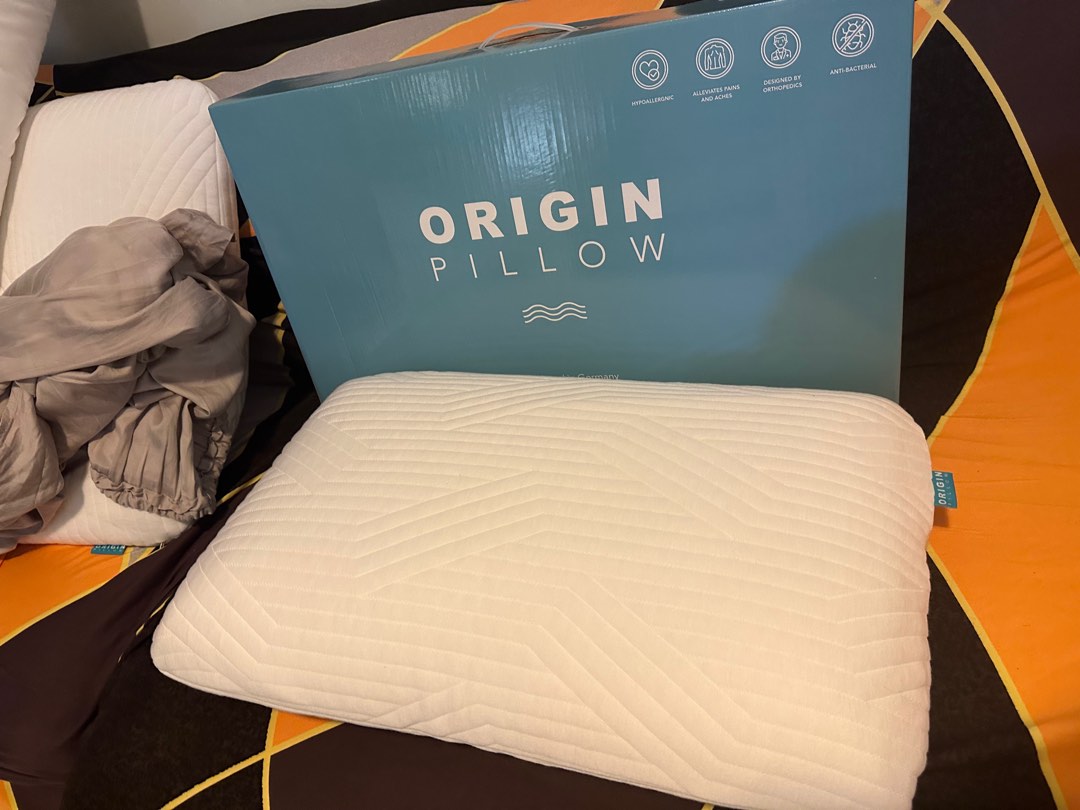 New Origin Pillow x2, Furniture & Home Living, Furniture, Bed Frames