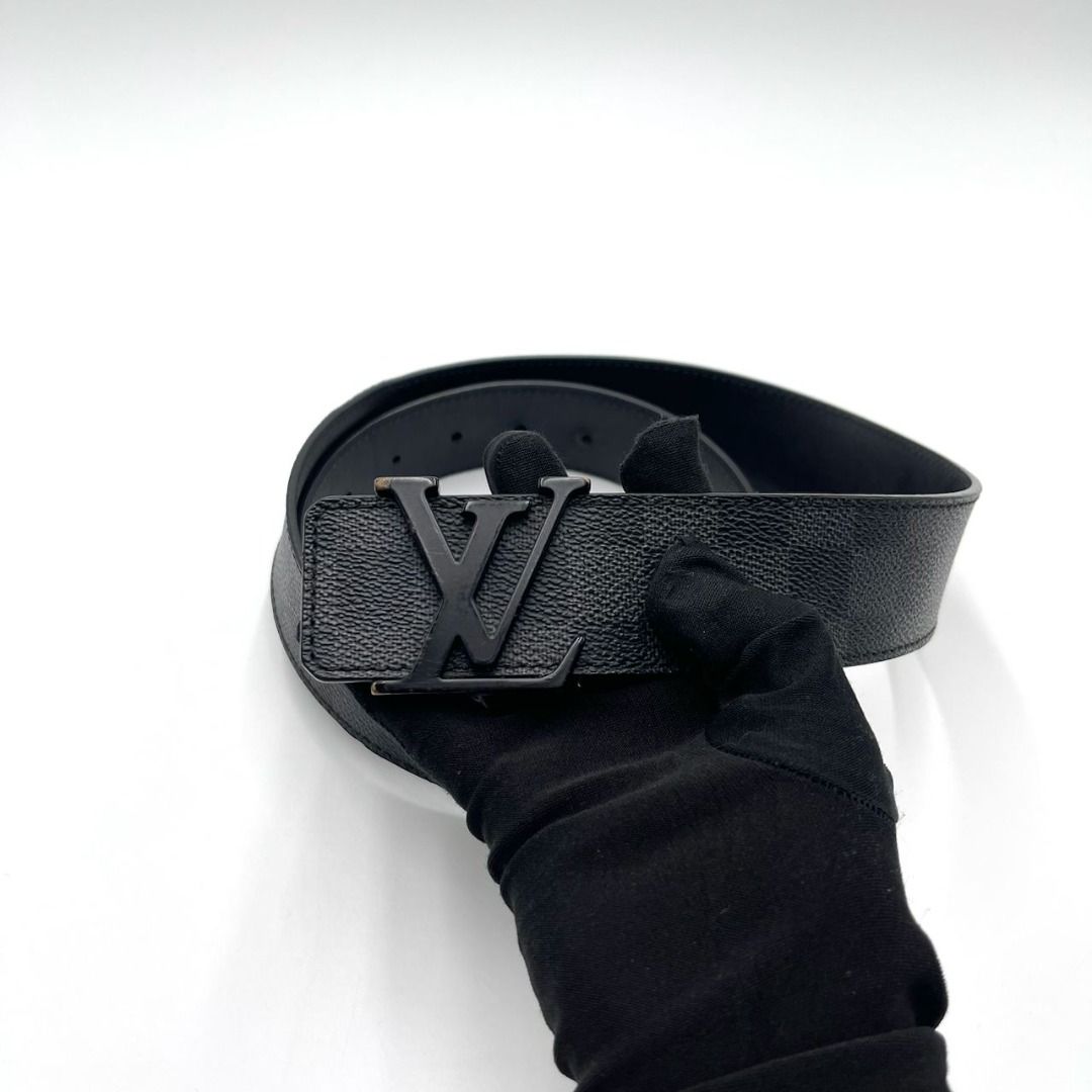 Louis Vuitton Belt Initiales Reversible Monogram Ghw (Black) – ValiseLaBel