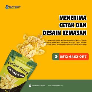 Paket Lengkap, WA 0812-6462-0117, Jasa Desain Kemasan di Medan Area,  Satset Media Creative