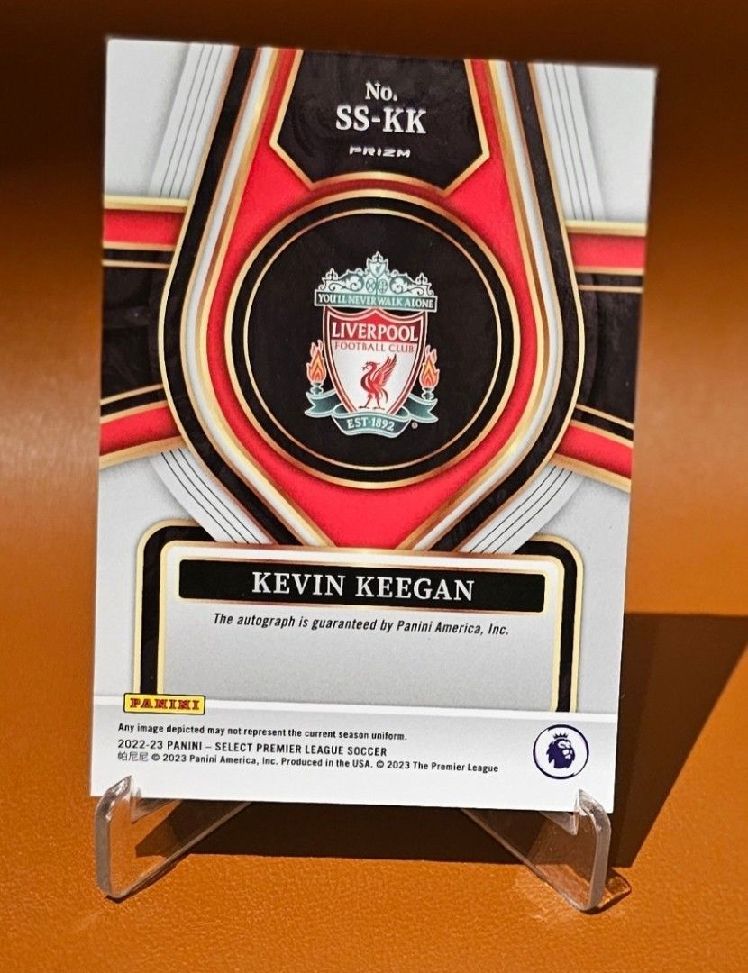 Panini Soccer Kevin Keegan Auto, Hobbies & Toys, Toys & Games on 