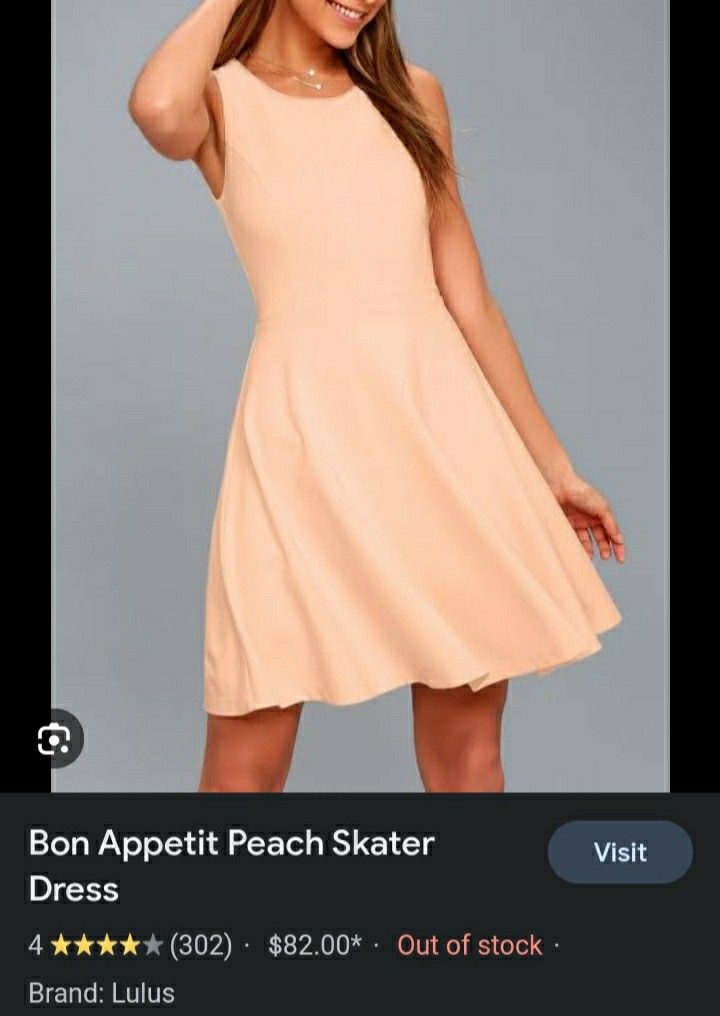 Bon appetit white skater dress top