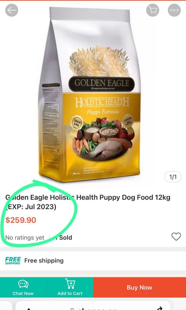 Eagle holistic dog food hotsell