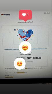 Philippine Airlines ticket worth 10k