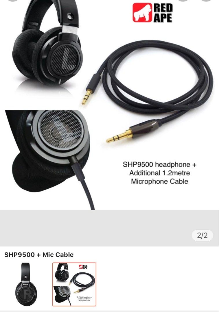 Philips SHP9500 with mic