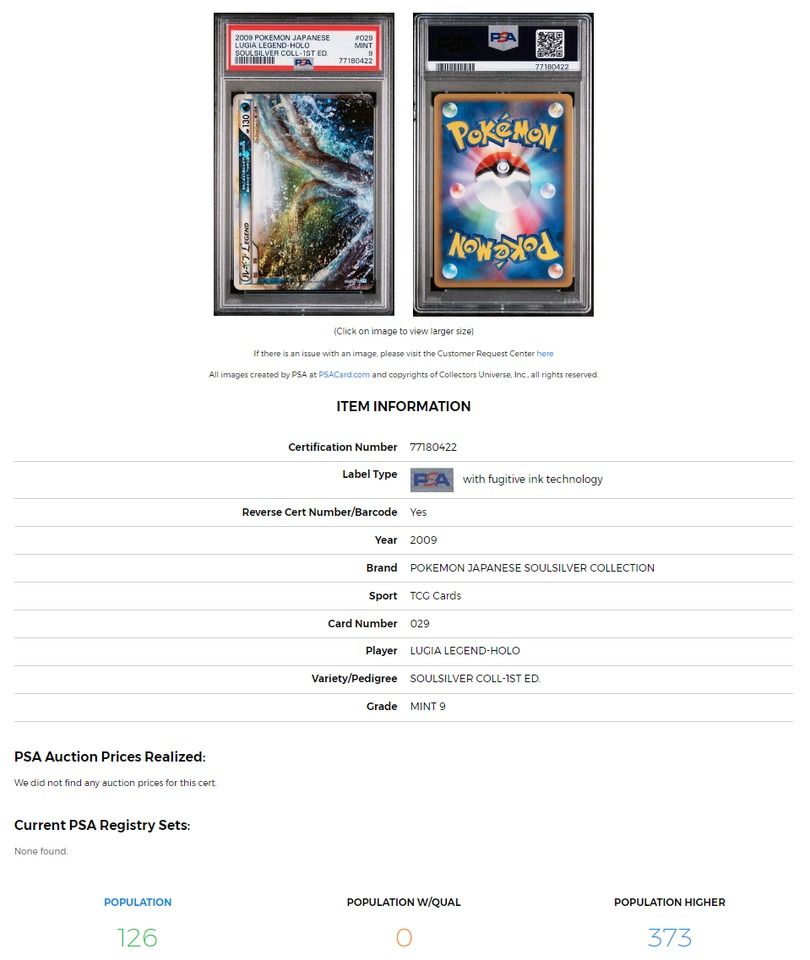 Auction Prices Realized Tcg Cards 2009 Pokemon Japanese Charizard