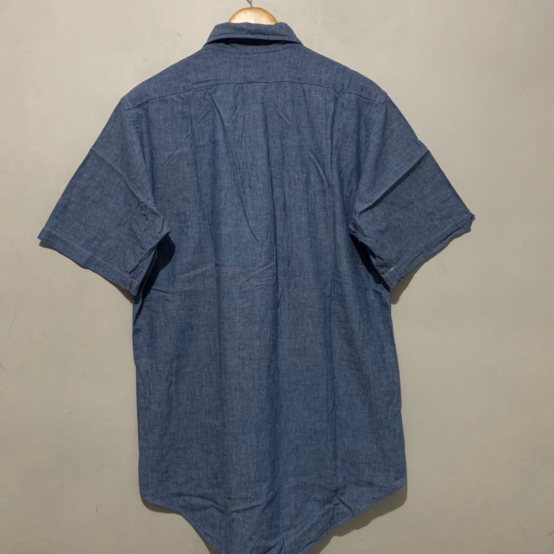 POLO RALPH LAUREN MENS BLUECORE FIT DENIM BUTTON DOWN SHIRT POLO, Men's ...