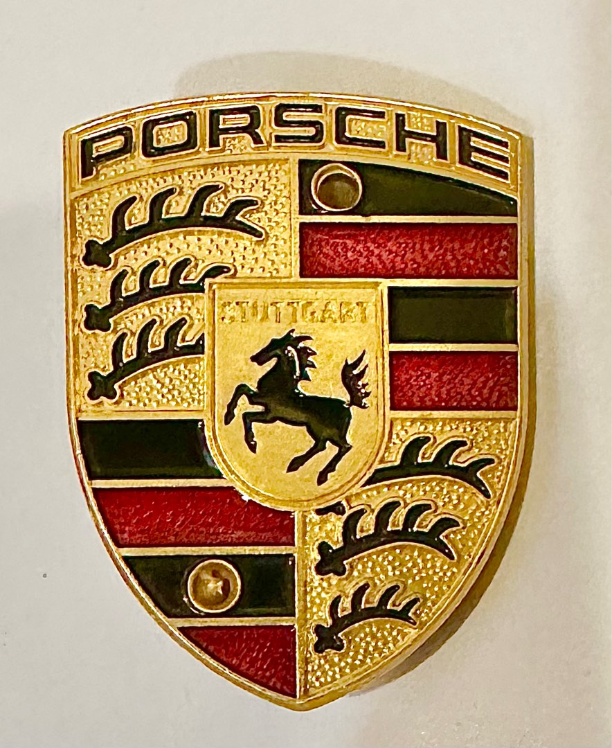 PORSCHE Lapel Pin, Car Accessories, Accessories on Carousell