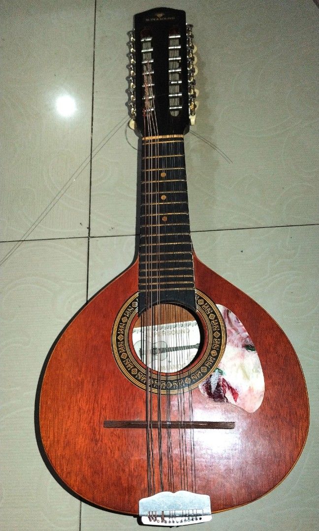 Preloved Supersound Bandurria by S.M. Lumanog 14 Strings, Hobbies ...