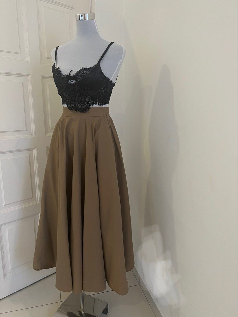 Busy Clothing Womens Brown Long Skirt main image 1