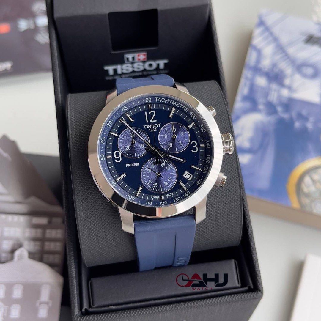PREORDER ORIGINAL TISSOT PRC 200 CHRONOGRAPH BLUE DIAL BLUE