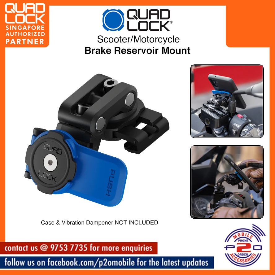 Quad Lock Scooter/Motorcycle Brake Reservoir Mount, Mobile Phones