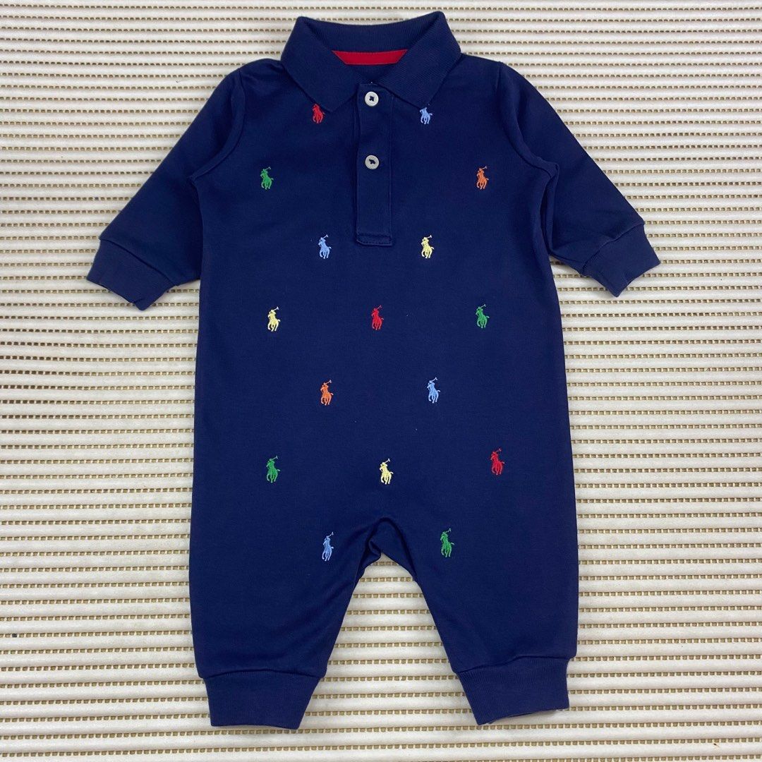 Polo jumpsuit for babies discount