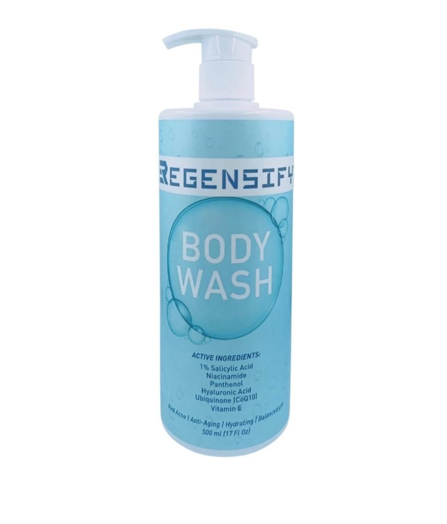 Lathering Effect Image Regensify Body Wash, Beauty & Personal Care, Bath & Body, Bath on Carousell
