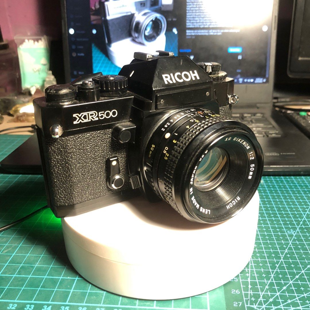 Appareil Photo Ricoh XR500 Modifié - 35mm, Mise Au Point Manuelle, Avec Objectif RIKENON