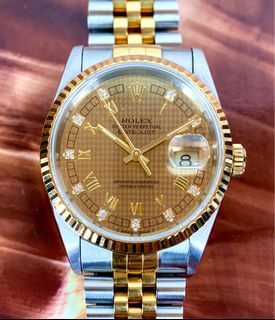 Rolex 16233 Automatic Half Gold Men Watch