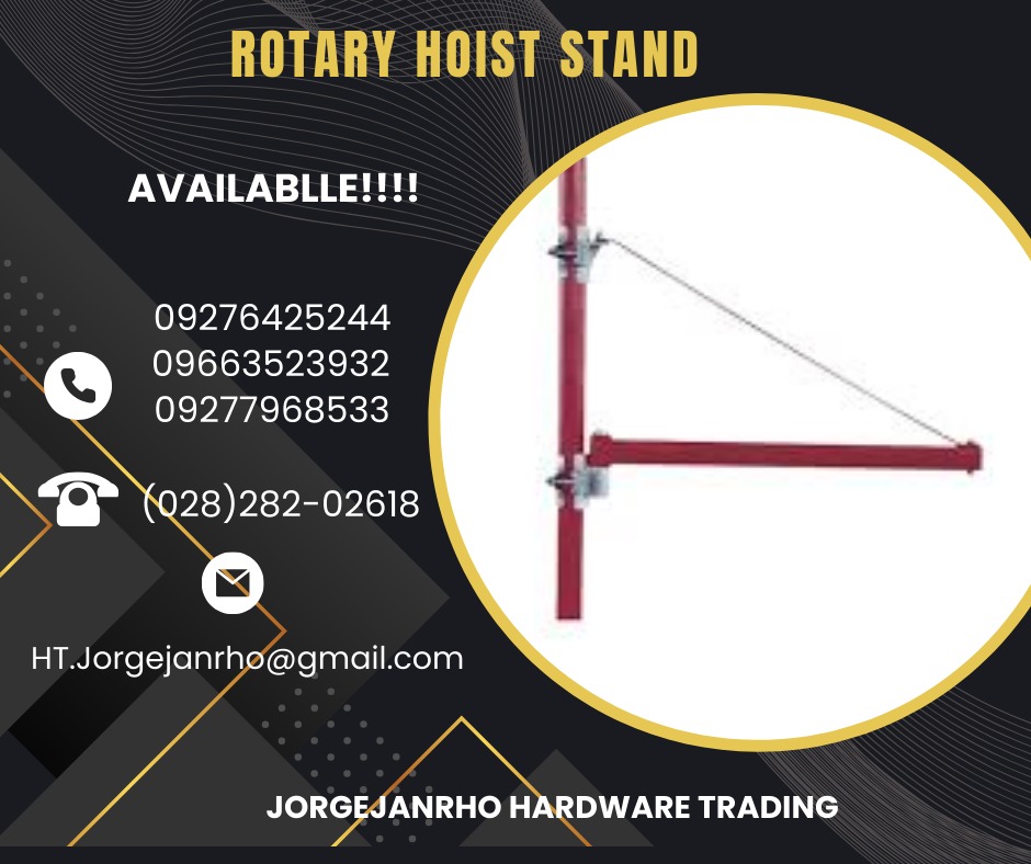ROTARY HOIST STAND, Commercial & Industrial, Construction Tools