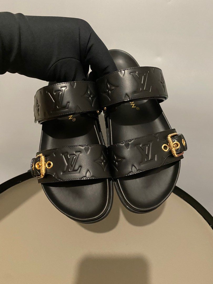 Louis Vuitton Bom Dia Flat Mules (PREORDER), Luxury, Sneakers & Footwear on  Carousell