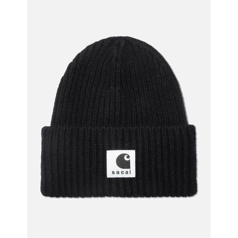 SACAI X CARHARTT WIP BEANIE 聯名毛帽, 他的時尚, 手錶及配件, 圓帽在