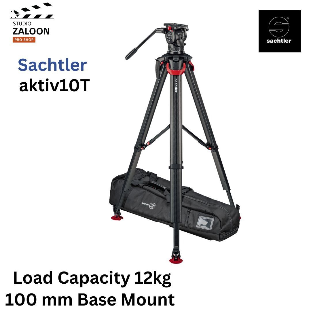 Sachtler System aktiv10T  flowtech 100 with Mid-Level Spreader,  Photography, Photography Accessories, Tripods  Monopods on Carousell