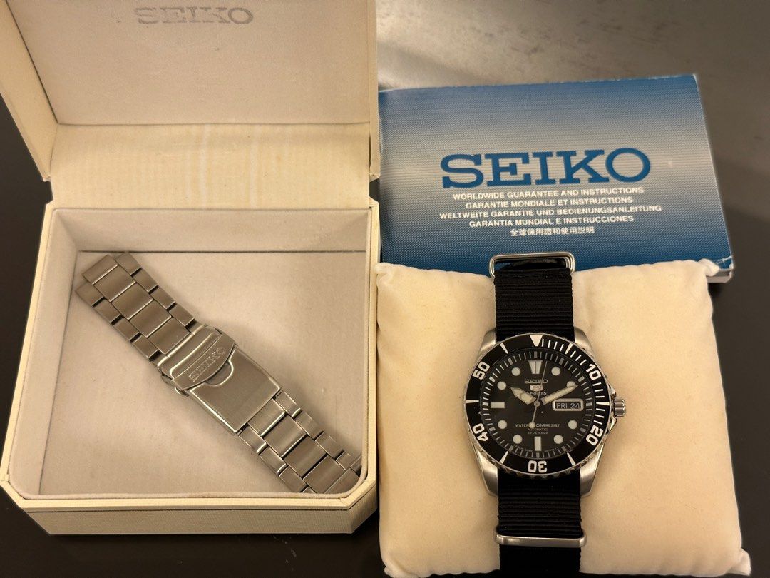Seiko snzf17 rubber strap online