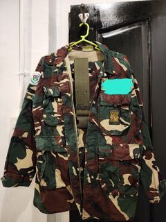 Selling CAT Military Uniform with pistol belt and cap