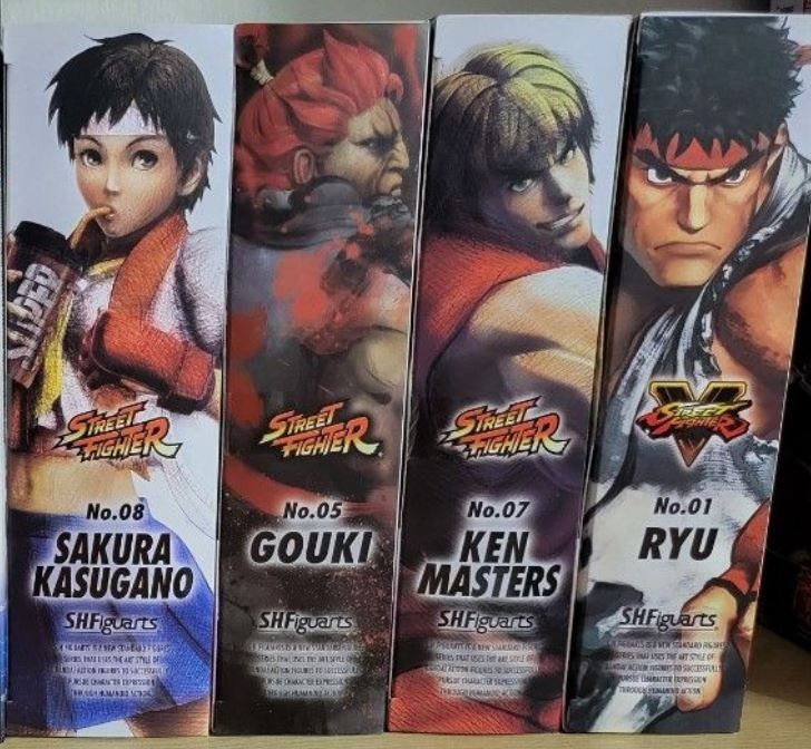 SHF figurarts Street Fighter Collection Ryu Ken Akuma Sakura, Hobbies ...