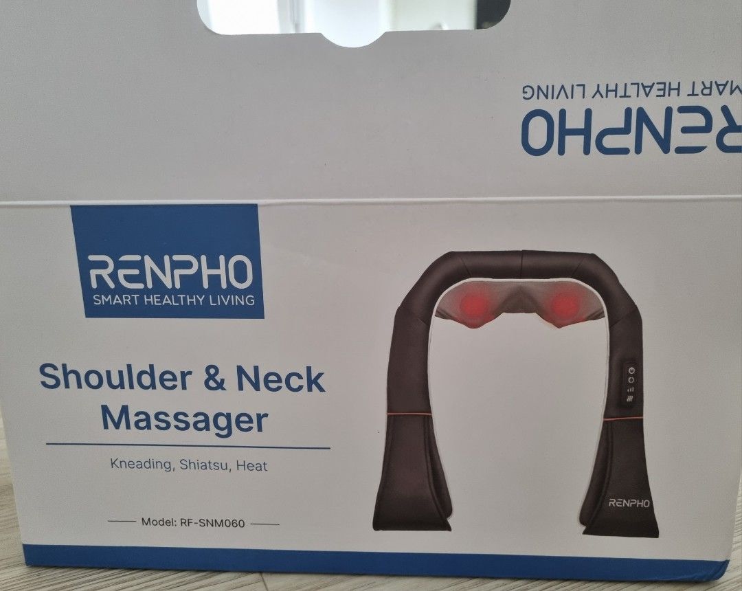 RENPHO Shiatsu Neck and Shoulder Back Massager RF-SNM060 in box