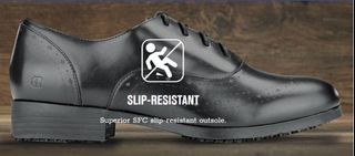 SHOES FOR CREWS WOMEN'S #52152 KORA SLIP RESISTANT LACES BLACK SHOES SIZES US7.5 US8.5 US9.5 US10