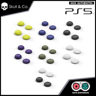 Skull & Co. Convex Thumb Grip For Switch Pro / PS4 / PS5 Controller (2 Pairs)