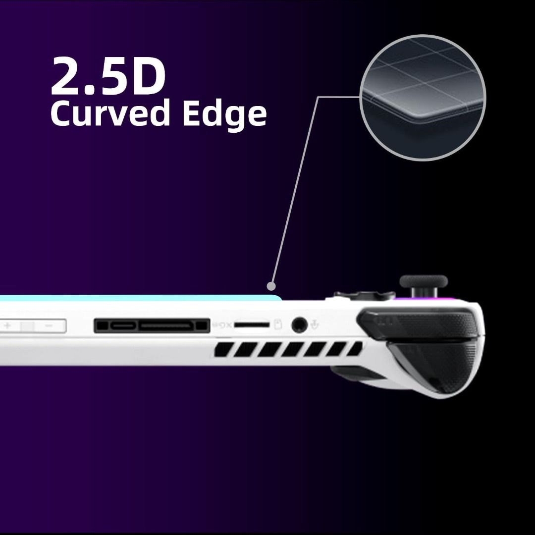 Skull & Co. Tempered Glass Screen Protector For ROG Ally 2-Pack Tempered ROG Ally (Category: Others) located in Quezon City. Submitted by emsemporiumph (Listing ID 1256220774, Image 3). Description: High Transparency and High Sensitivity Screen Protector for ROG Ally Accurate laser cutting - perfectly matches the ROG Ally screen. High quality - 9H hardness tempered glass provides high transparency and highly sensitive touch response. Oleophobic c