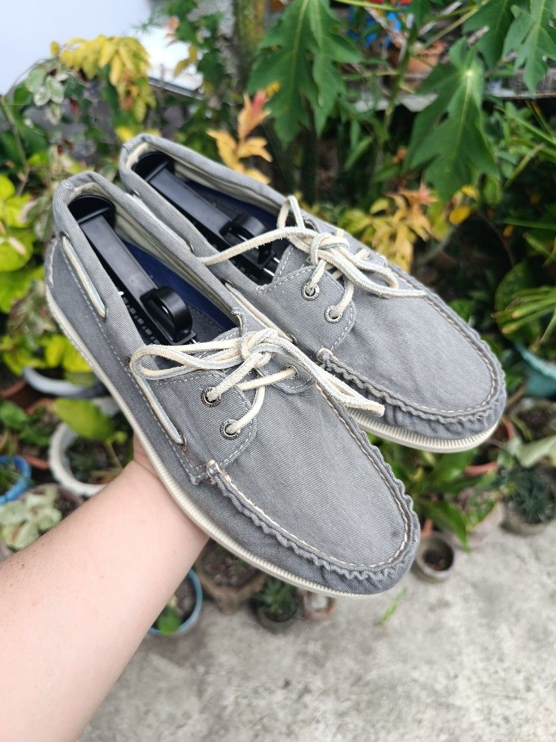 Sperry Gray Denim Men 8.0 Men s Fashion Footwear Casual Shoes