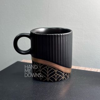 Starbucks 12oz Mug Ridge Black Gold