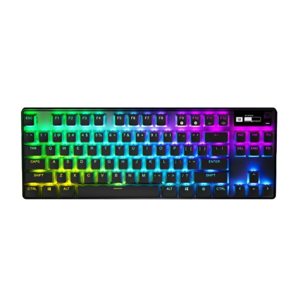 SteelSeries Apex Pro Mini Wireless Mechanical Gaming Keyboard – World's  Fastest Keyboard – Adjustable Actuation – Compact 60% Form Factor – RGB –  PBT Keycaps – Bluetooth 5.0 – 2.4GHz – USB-C