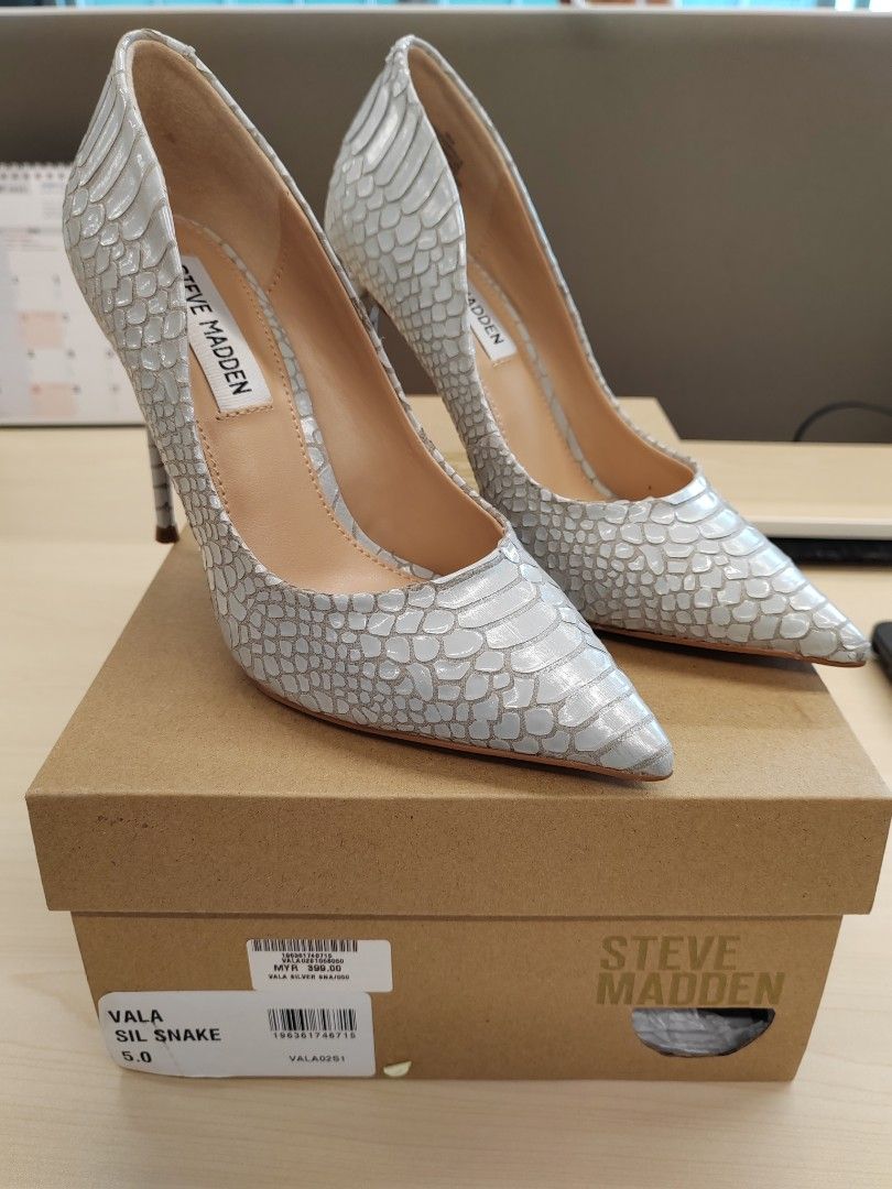 Steve madden new arrivals snakeskin heels
