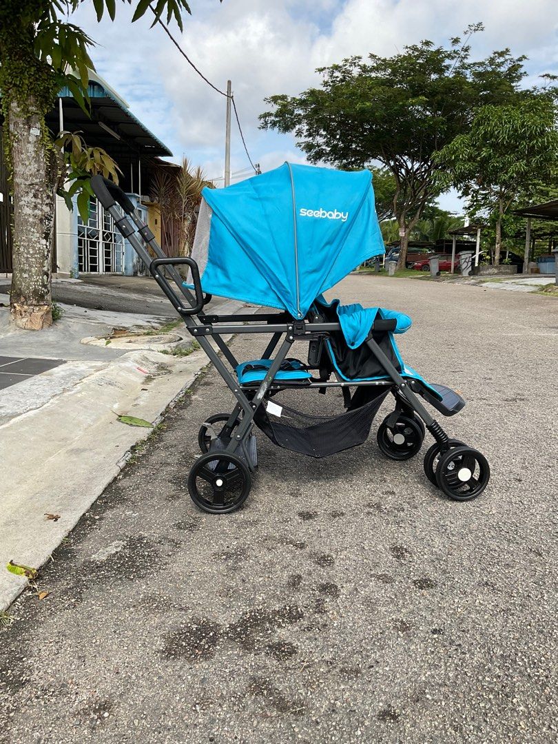 STROLLER KEMBAR ST12 SEEBABY Babies Kids Going Out Strollers