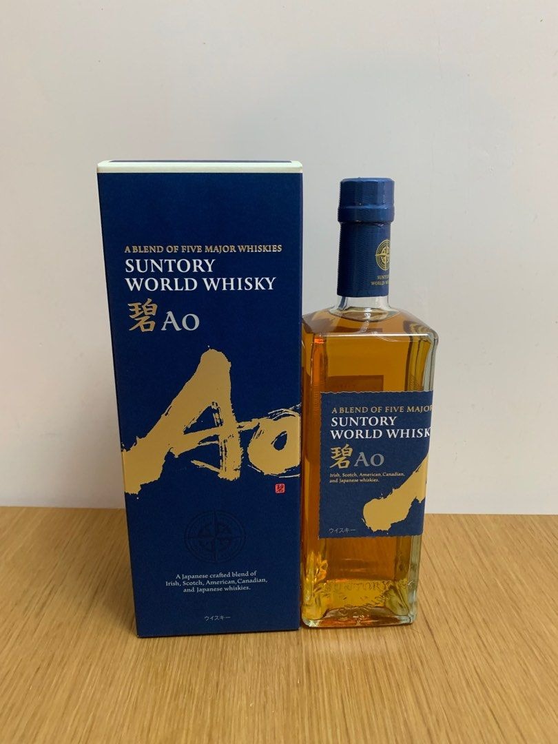 Suntory 三得利World Whisky 碧Ao 700ml, 嘢食& 嘢飲, 酒精飲料- Carousell