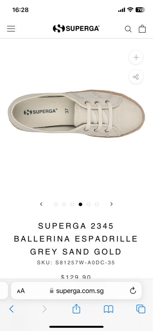 Superga size guide shop