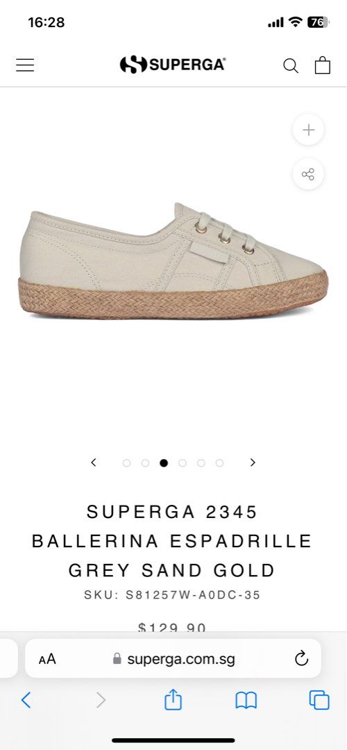 Superga womens size chart discount