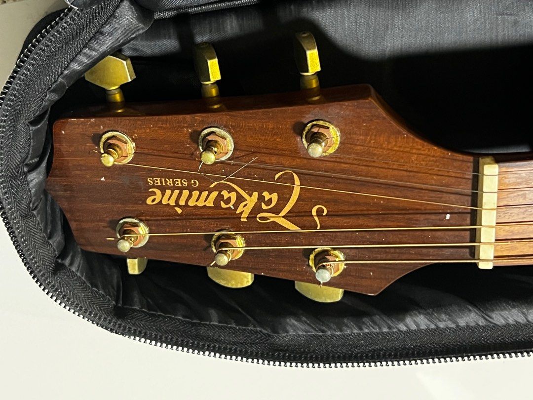 Takamine Acoustic Guitar EG340C, Hobbies & Toys, Music & Media, Musical