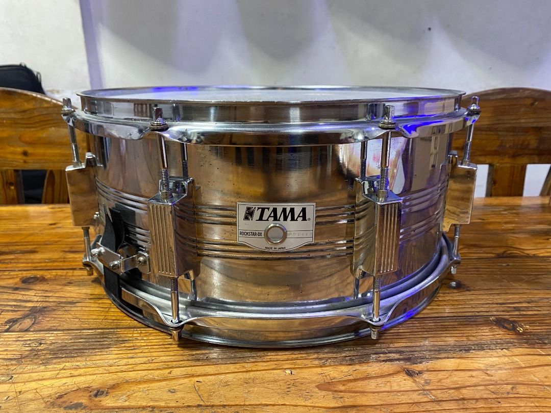 Tama rockstar steel sale snare